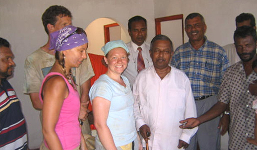 Global Crossroad's Tsunami Reconstruction Volunteers from Sri Lanka