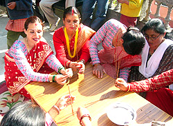 Global Crossroad volunteers in Nepal