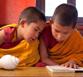 English Teaching to  Buddhist Monks in Nepal