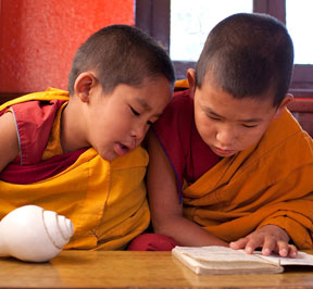English Teaching to Buddhist Monks in Nepal