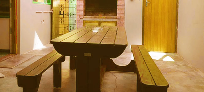 Courtyard of south africa accomodation