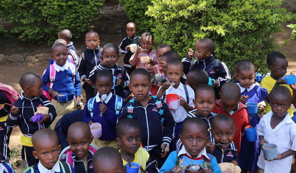 african kids at school