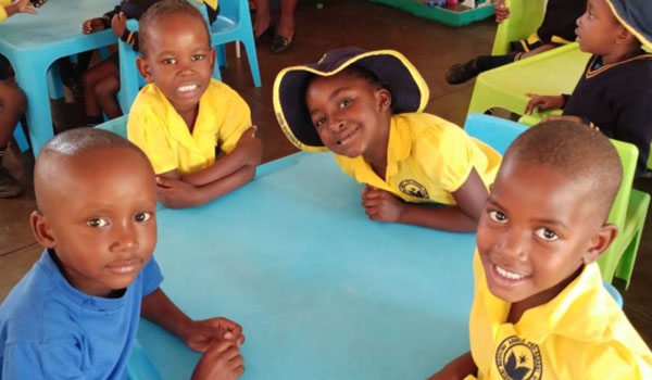 student at uganda school